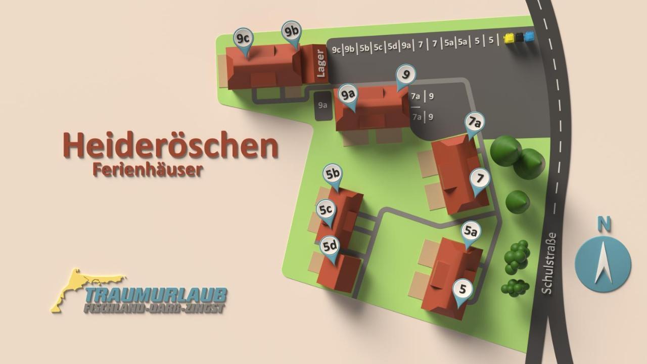 Willa Heideroeschen Park Heideroeschen 9A Zingst Zewnętrze zdjęcie